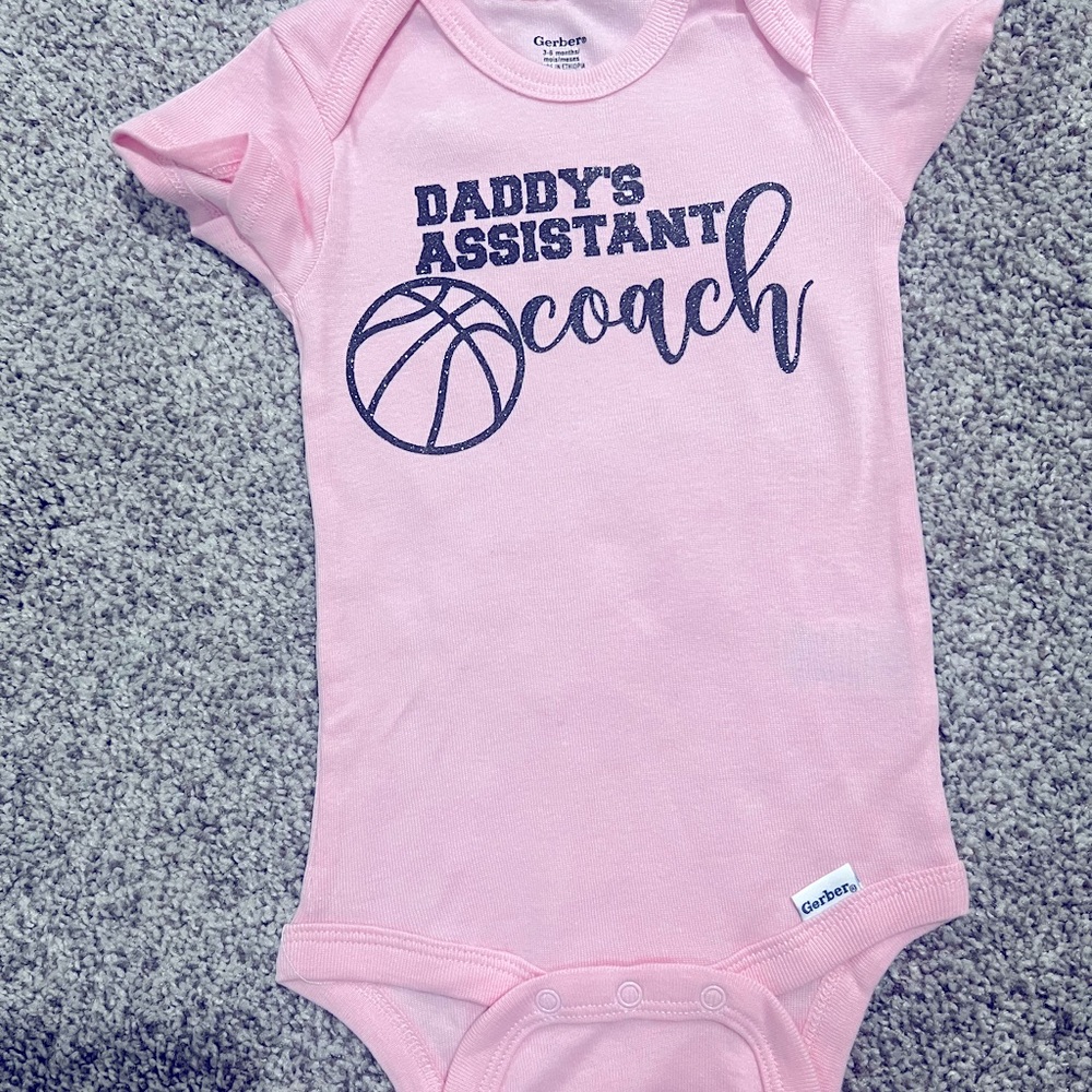 Handmade Assistant Coach Onesie